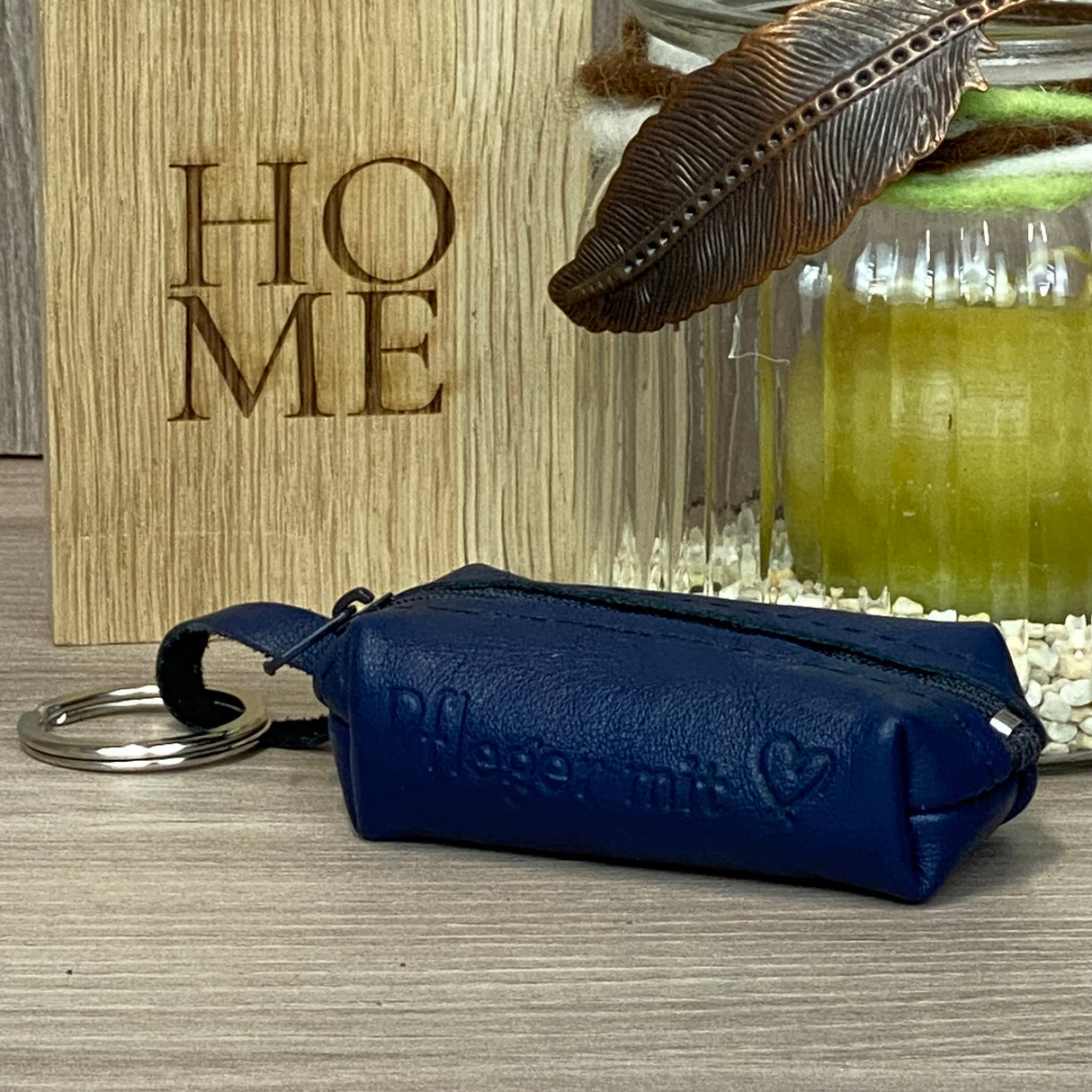 Schlüsseltasche Pfleger / Pflegerin mit Herz,