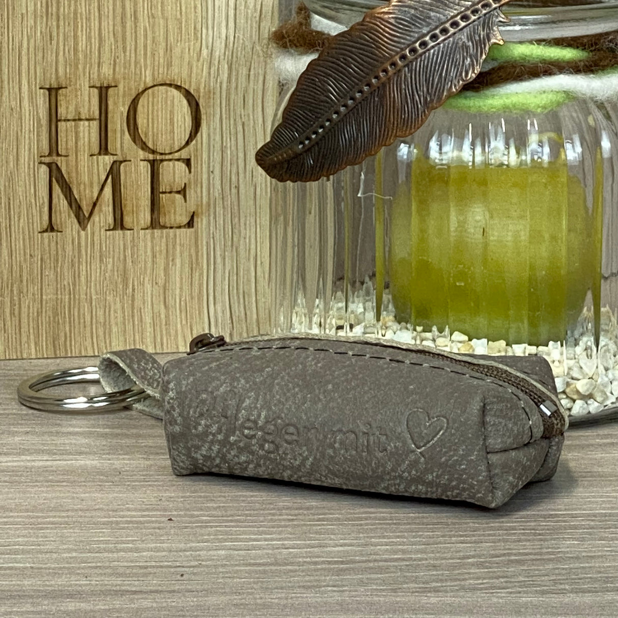 Schlüsseltasche Pfleger / Pflegerin mit Herz,