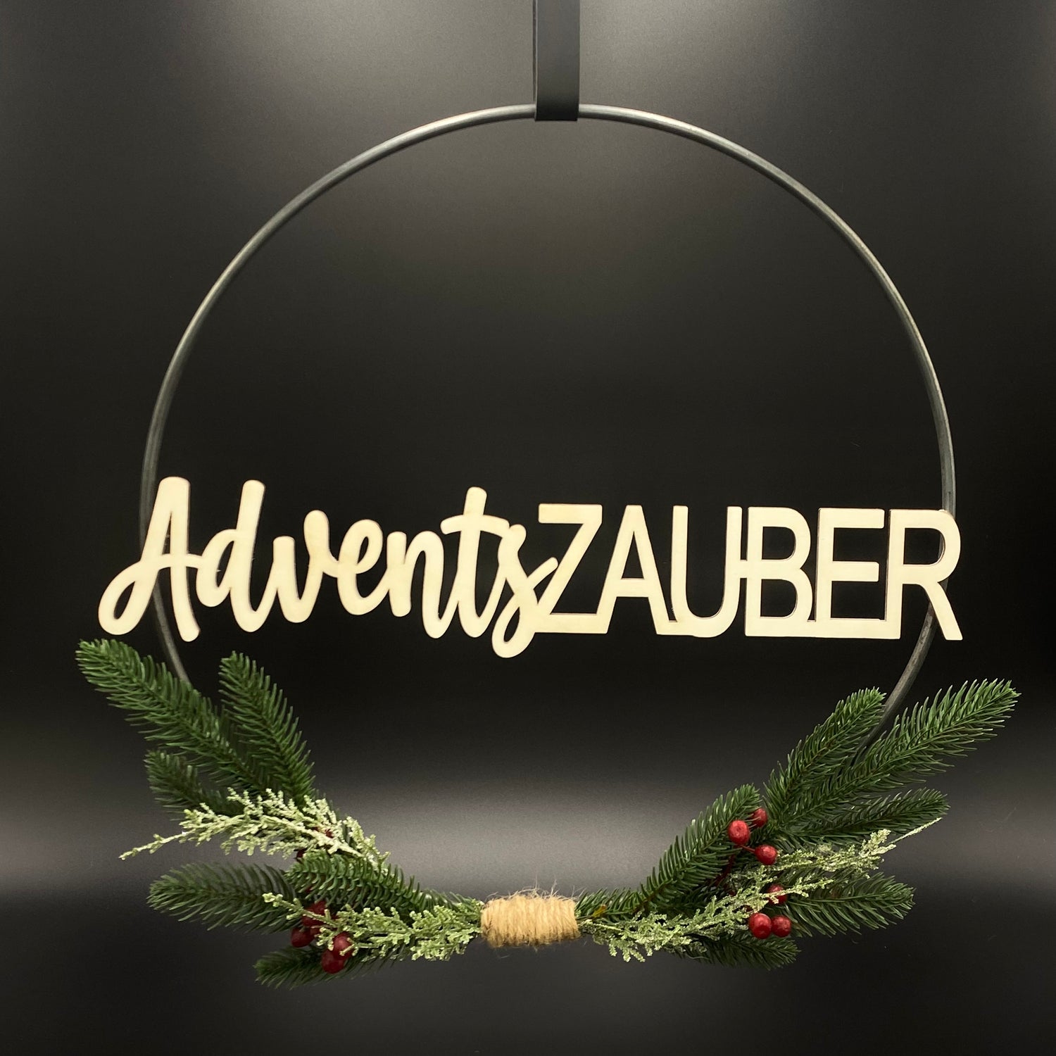 Christmas Loop Tannengrün, rote Beeren