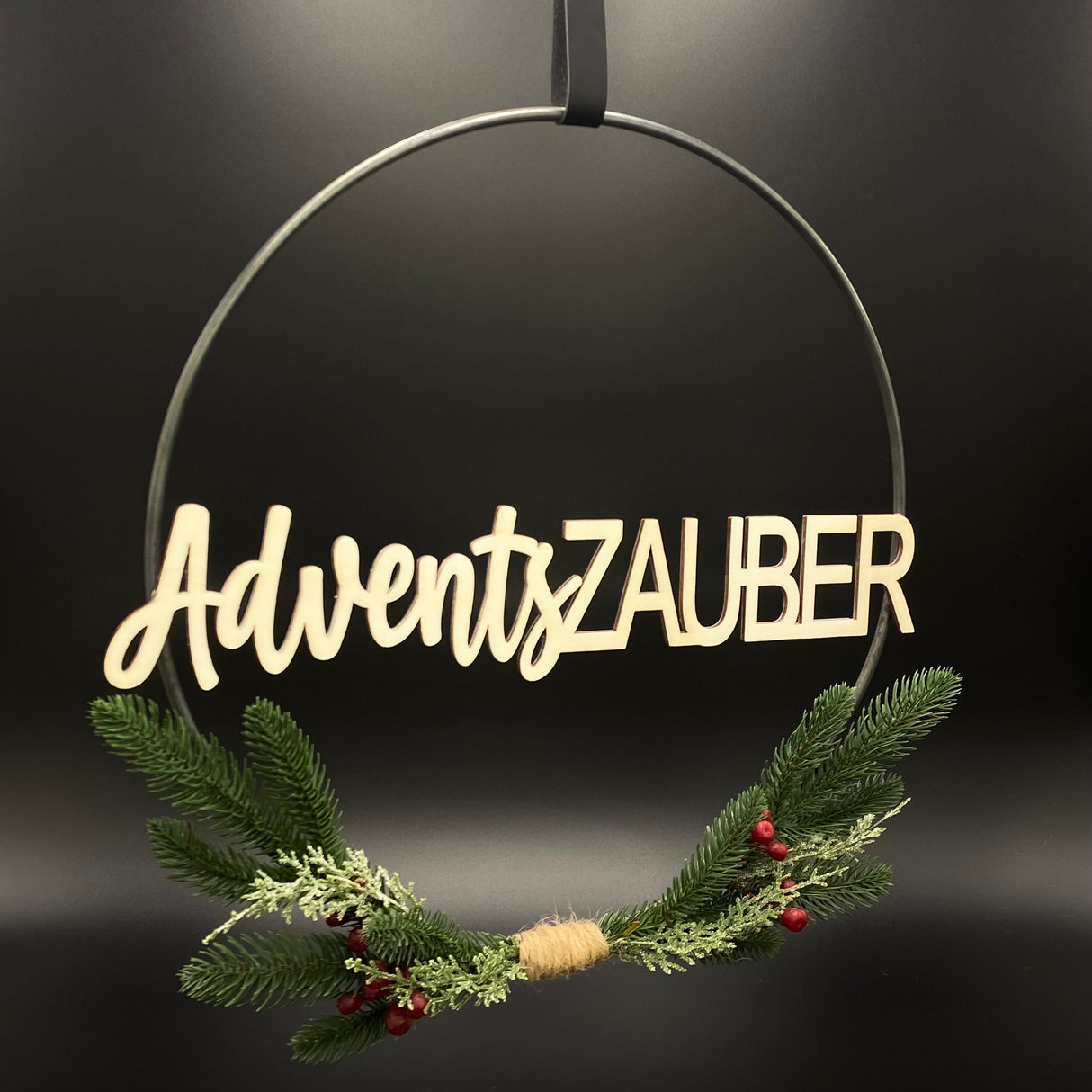 Christmas Loop Tannengrün, rote Beeren