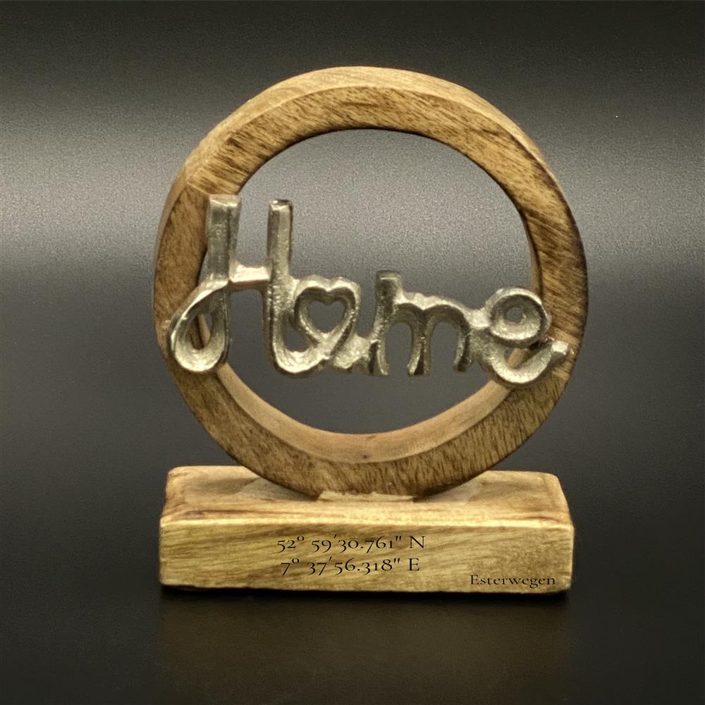 Aufsteller Home, personalisierbar