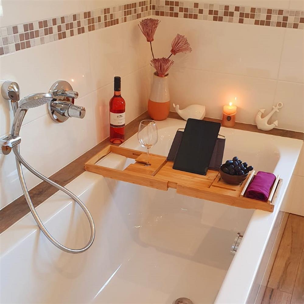 Badewannenablage, personalisiert