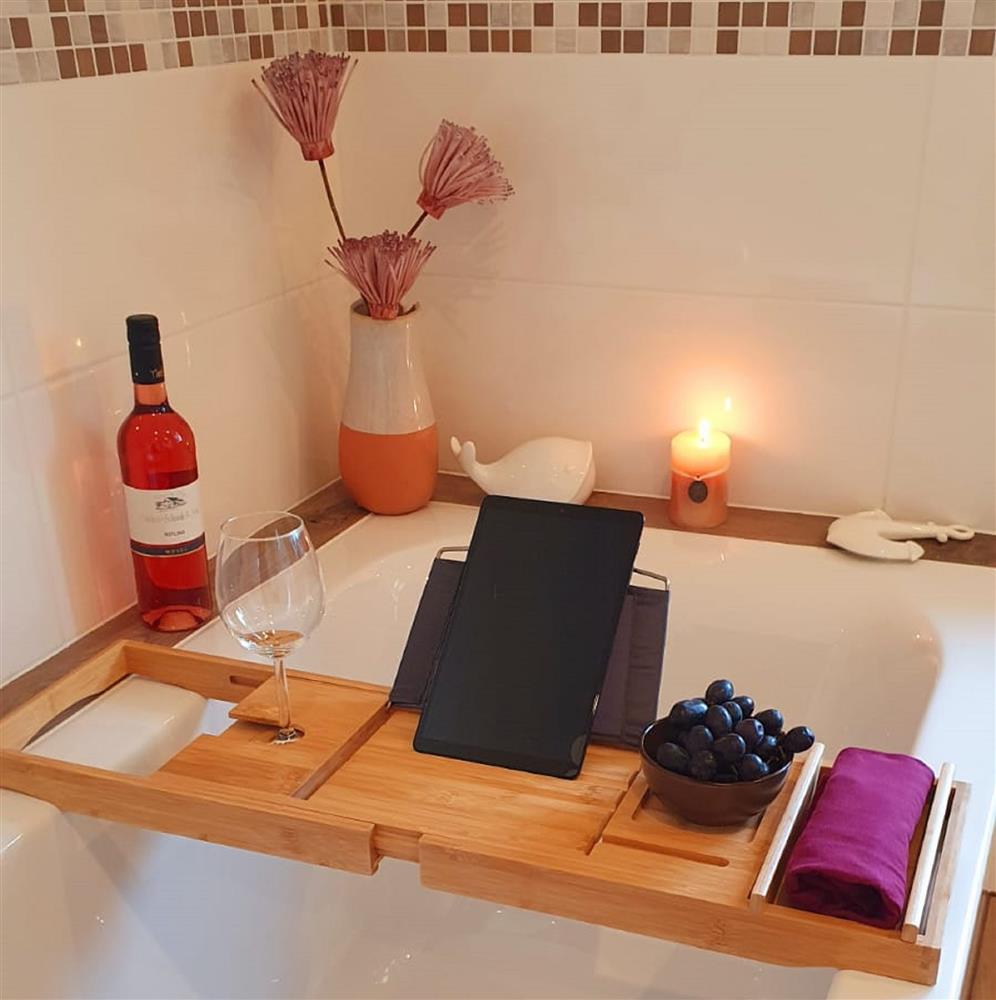 Badewannenablage, personalisiert