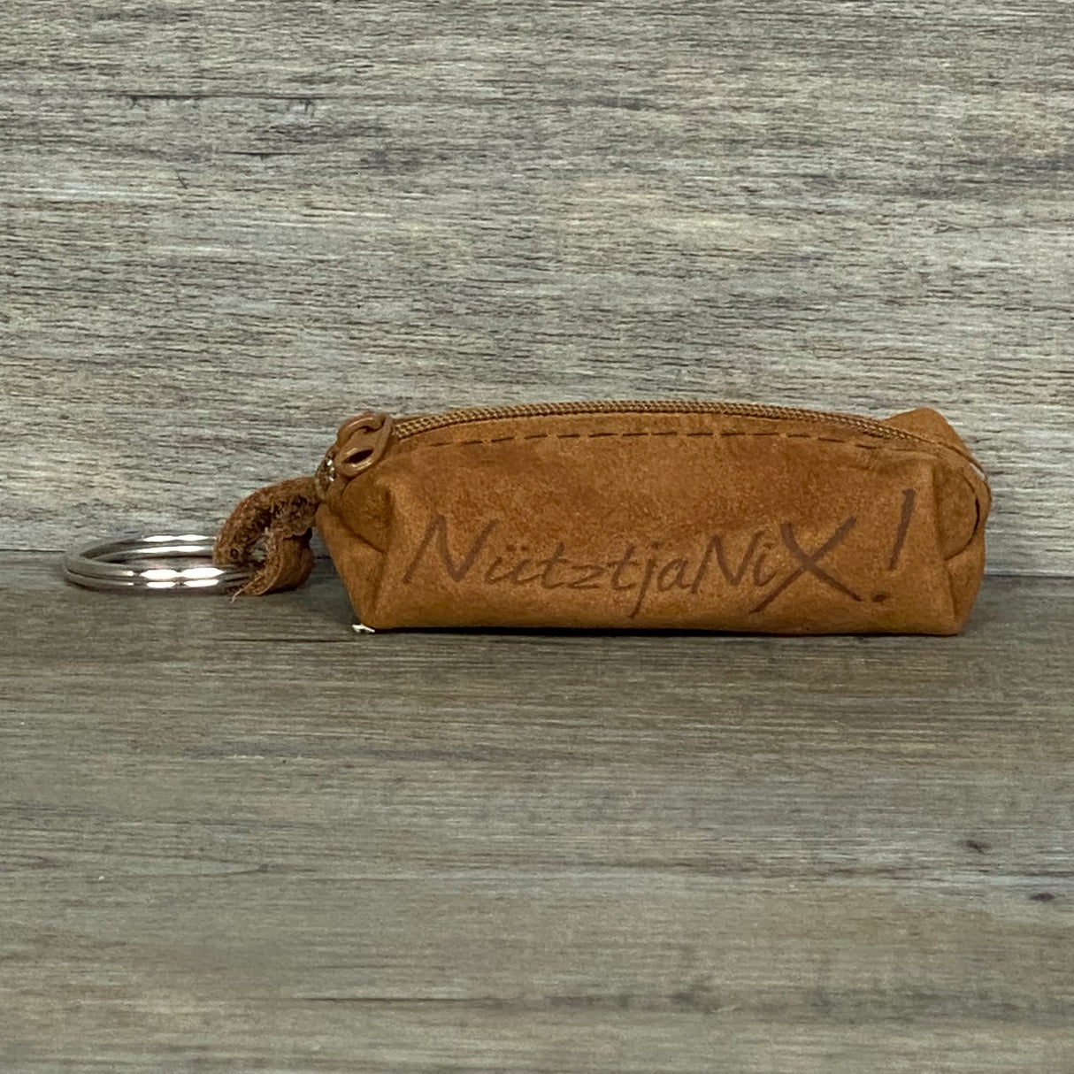 Schlüsseltasche Nützt ja nix, personalisierbar