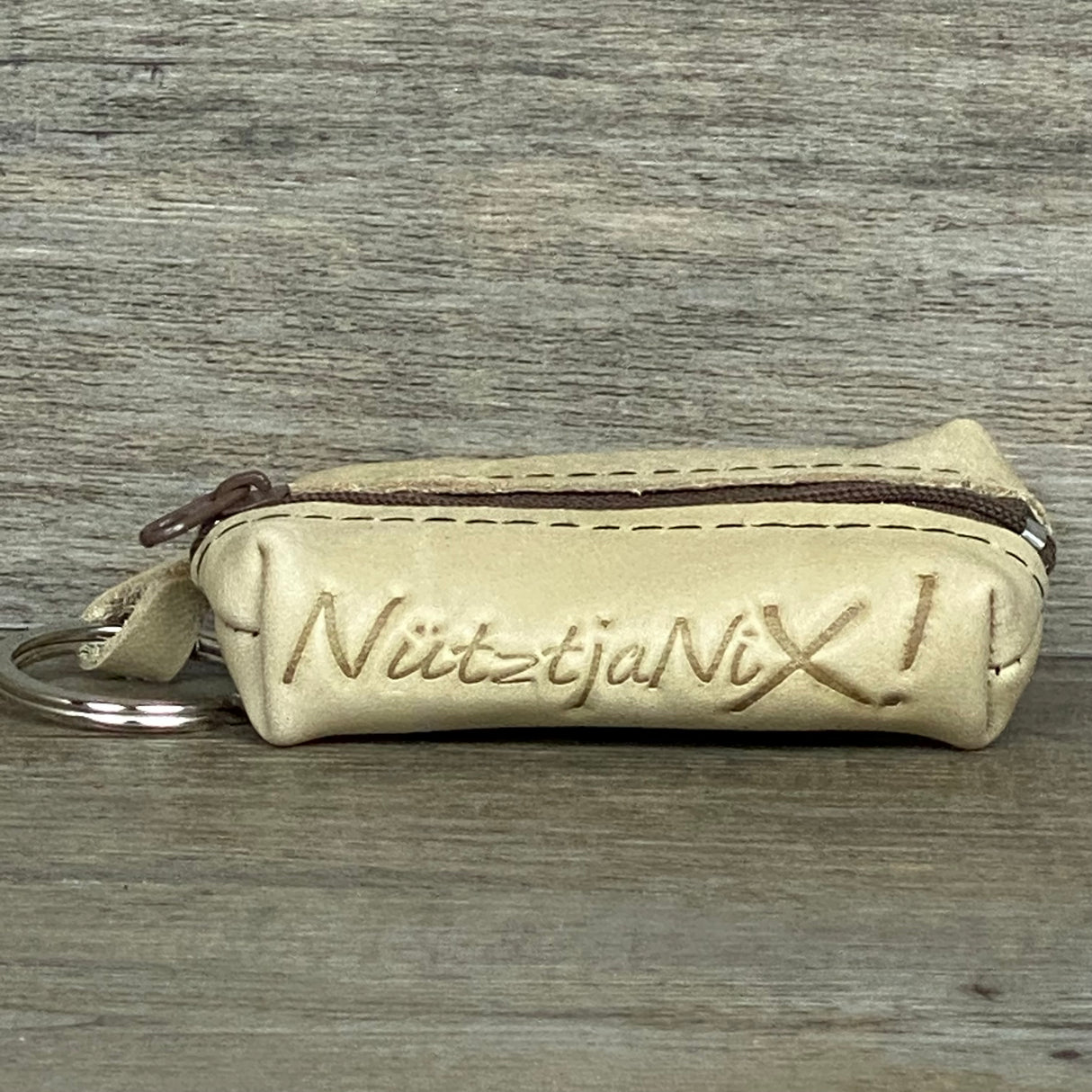 Schlüsseltasche Nützt ja nix, personalisierbar