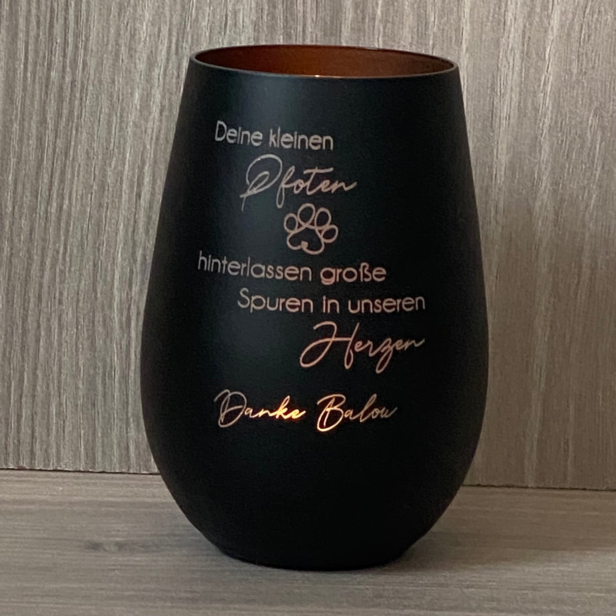 Deko Light - Deine kleinen Pfoten, personalisierbar