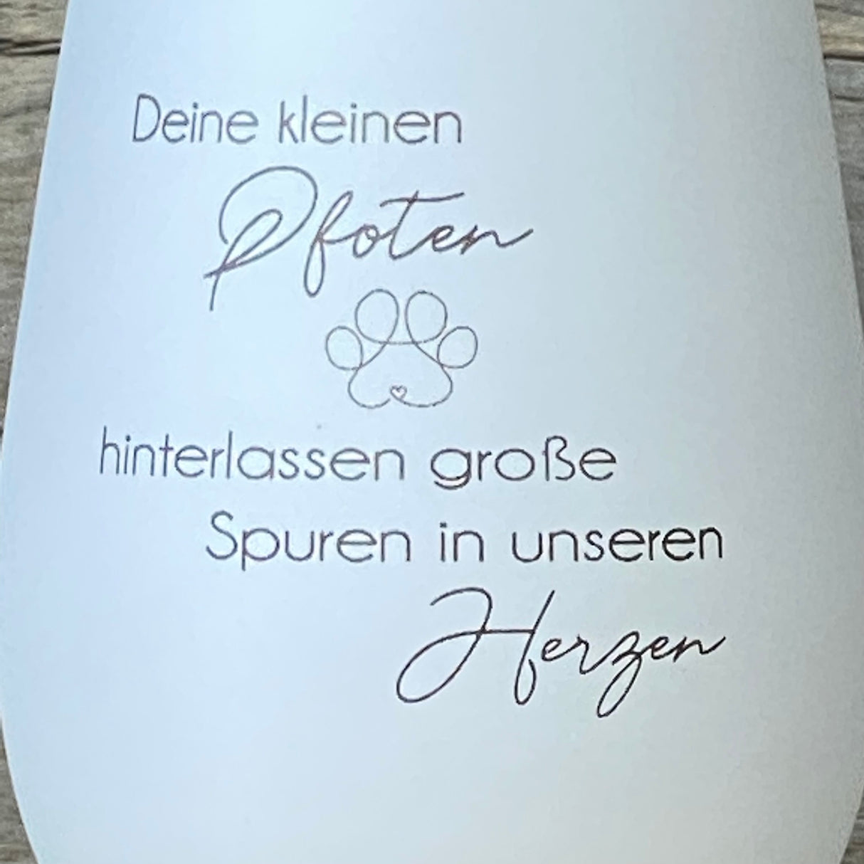 Deko Light - Deine kleinen Pfoten, personalisierbar