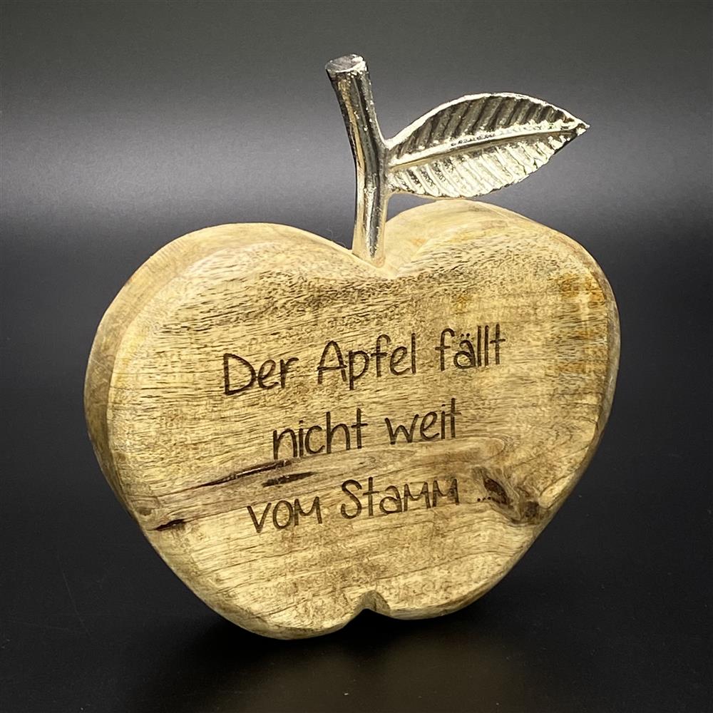 Deko Äpfel - Der Apfel fällt nicht weit vom Stamm, personalisiert