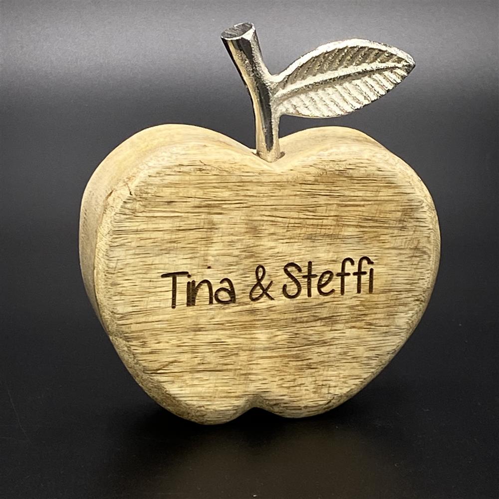 Deko Äpfel - Der Apfel fällt nicht weit vom Stamm, personalisiert