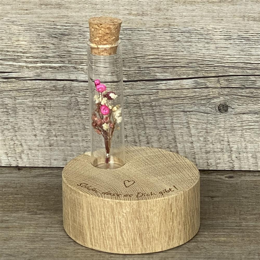 Deko Block Vase Schön, dass es Dich gibt