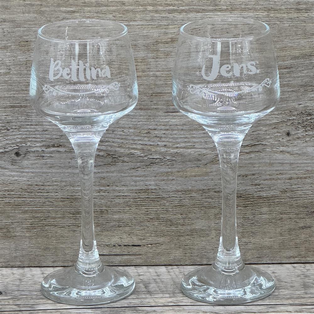 Eierlikörpaket, inkl. 2 Sorten Eierlikör und 2 Gläsern, personalisierbar