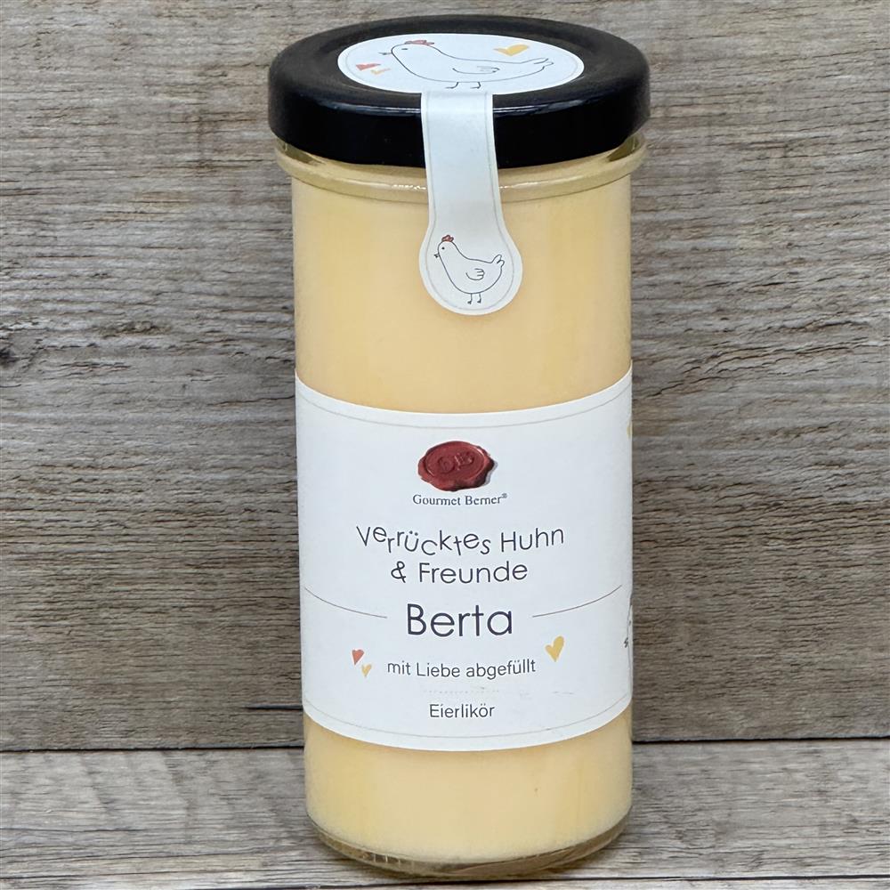 Eierlikörpaket, inkl. 2 Sorten Eierlikör und 2 Gläsern, personalisierbar