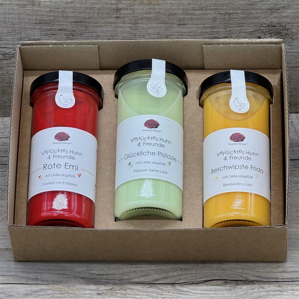 Eierlikörpaket, inkl. 3 Sorten Eierlikör