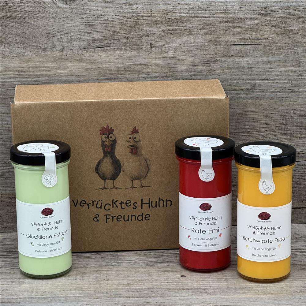 Eierlikörpaket, inkl. 3 Sorten Eierlikör