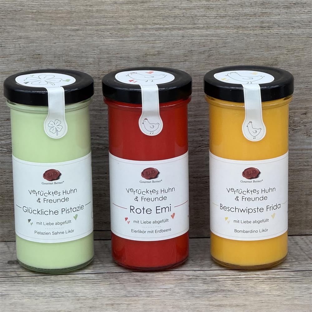 Eierlikörpaket, inkl. 3 Sorten Eierlikör