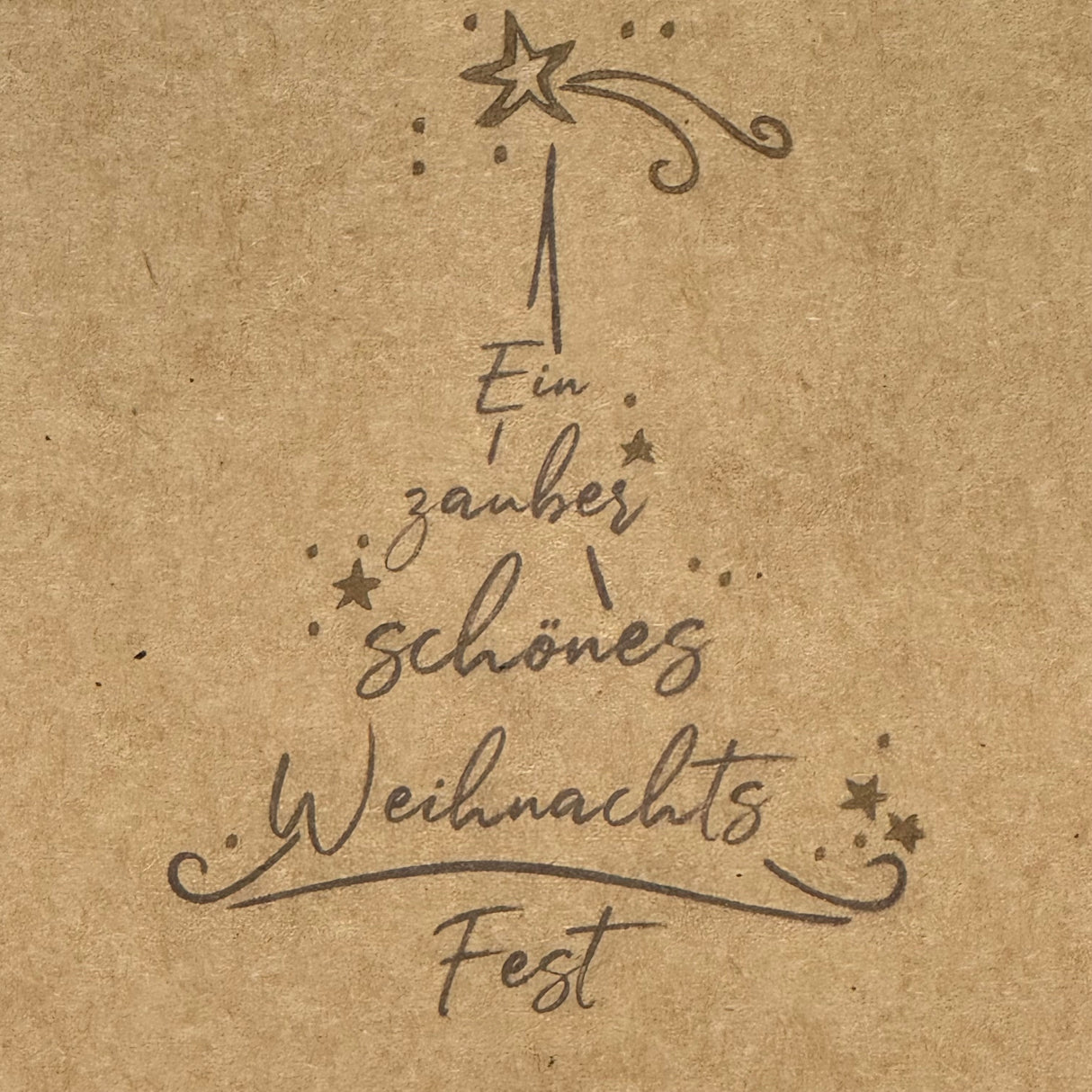 Giebelverpackung groß - Weihnachten, 5 Stück