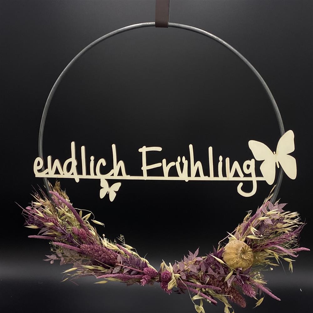 Flower Hoop lila, Ostern