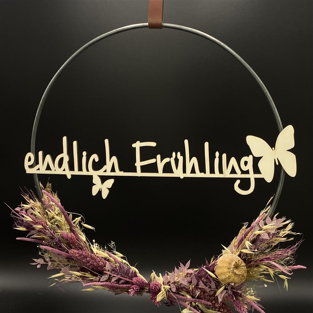 Flower Hoop lila, Ostern