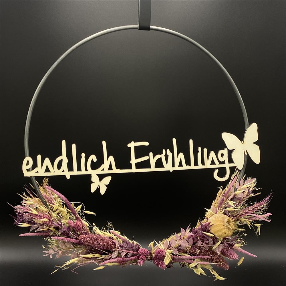 Flower Hoop lila, Ostern