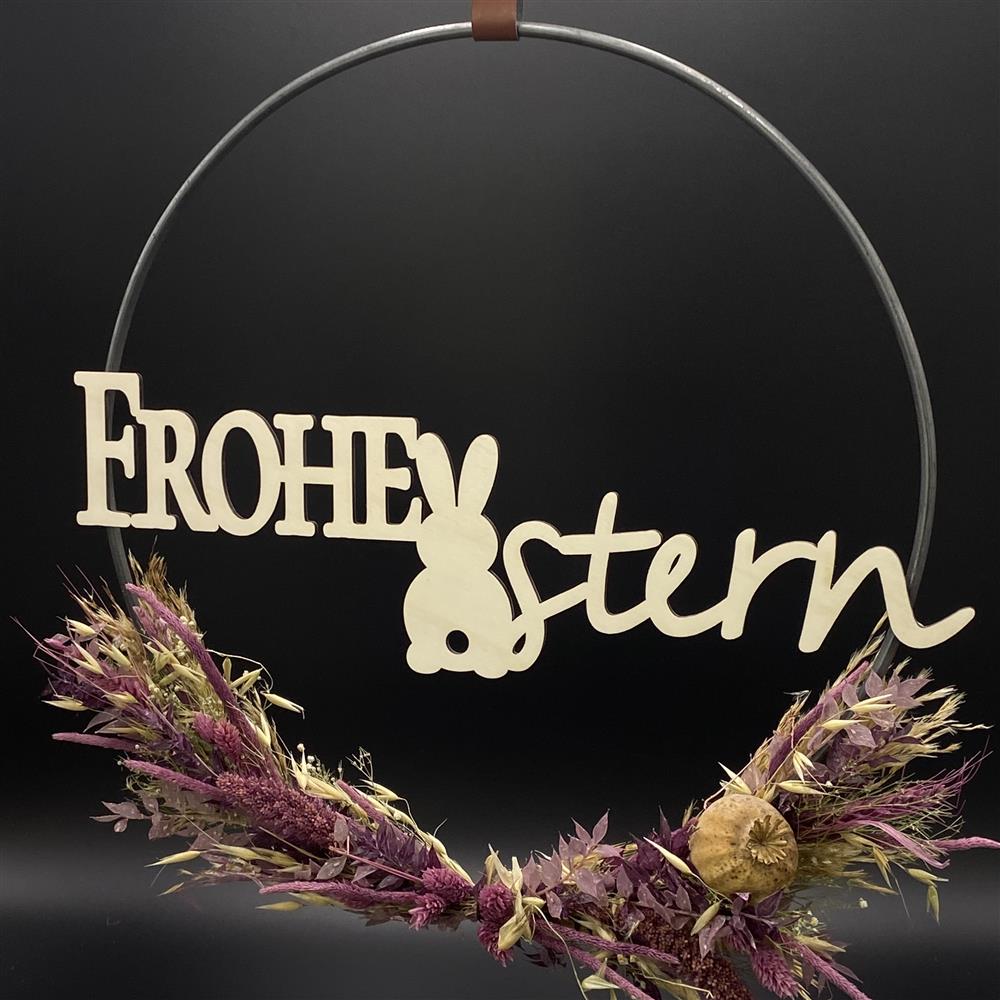 Flower Hoop lila, Ostern