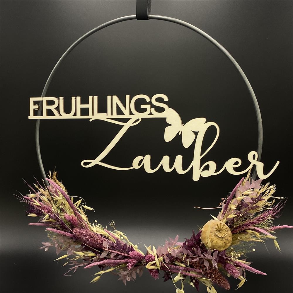 Flower Hoop lila, Ostern