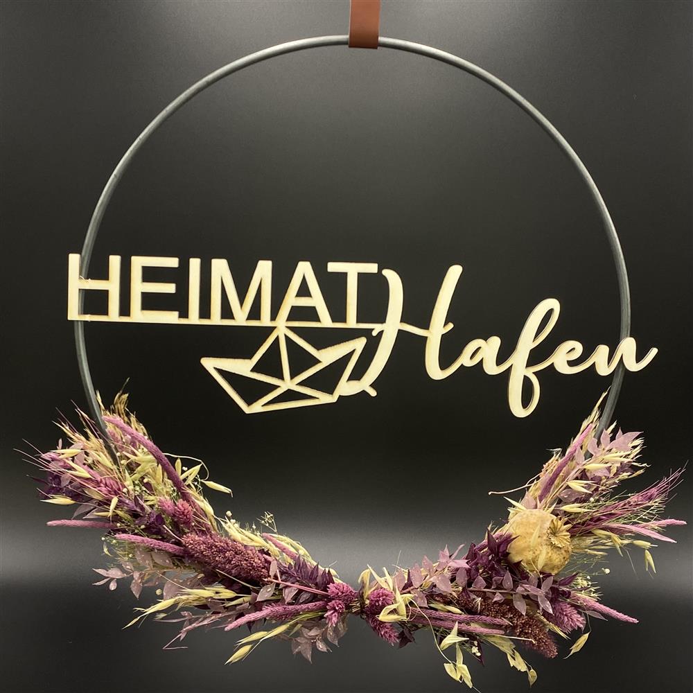 Flower Hoop lila