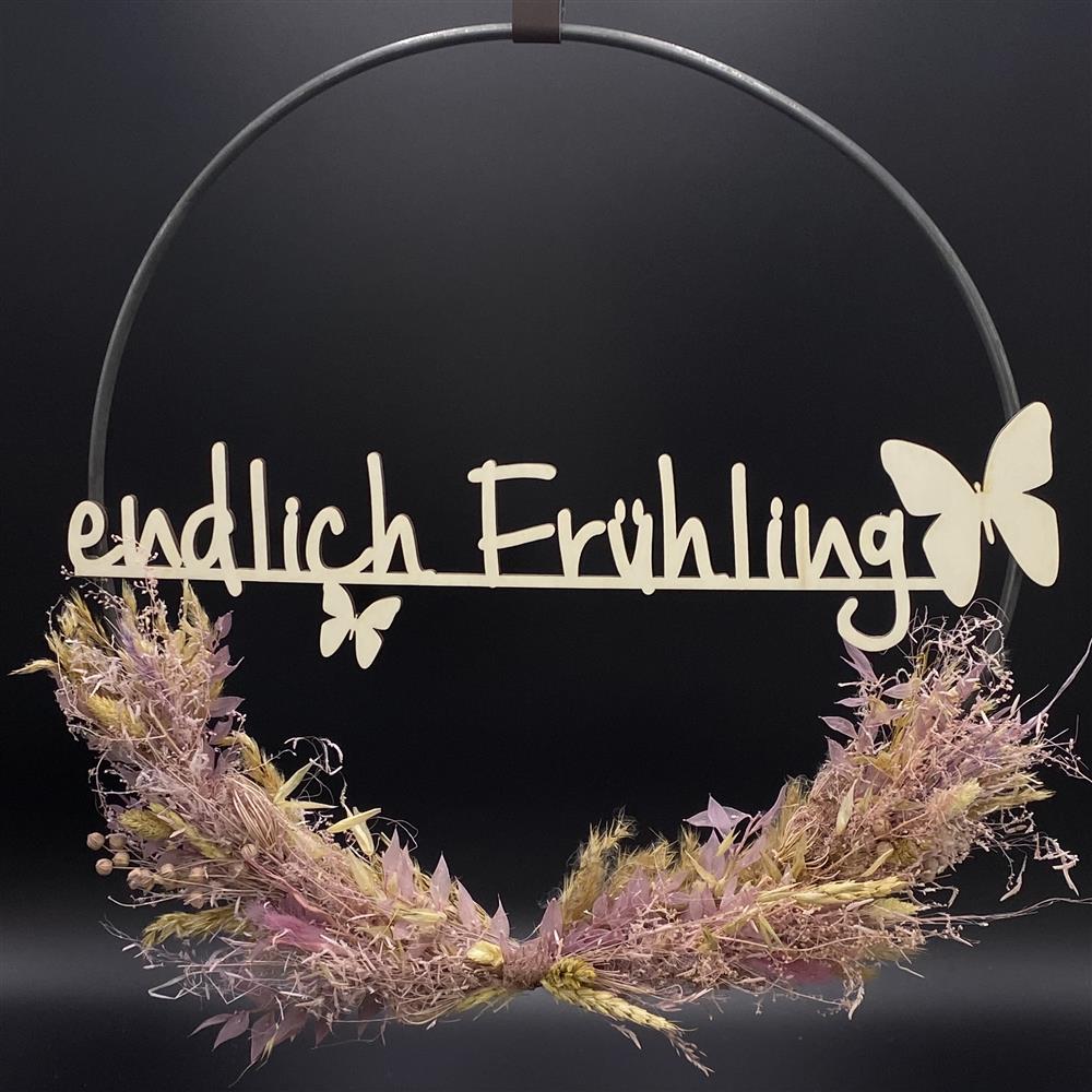 Flower Hoop rosa, Ostern