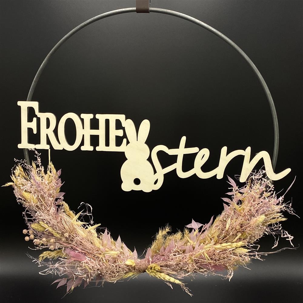 Flower Hoop rosa, Ostern