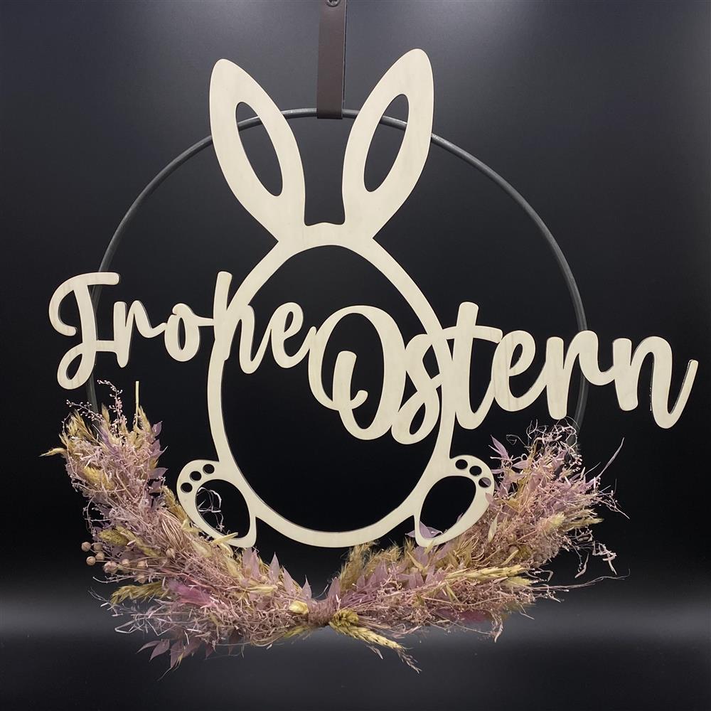 Flower Hoop rosa, Ostern