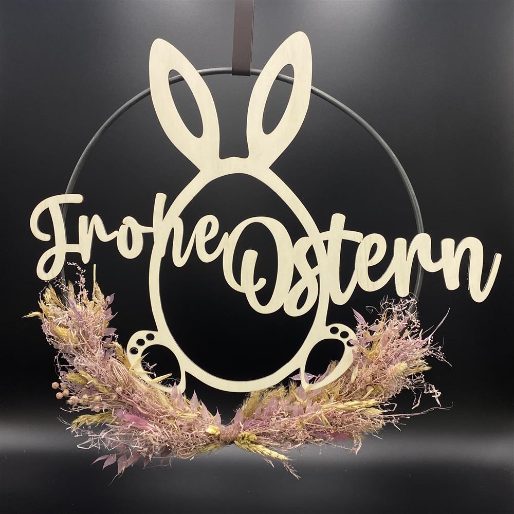 Flower Hoop rosa, Ostern