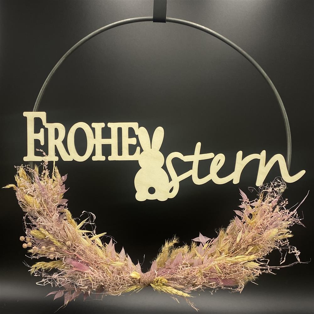 Flower Hoop rosa, Ostern