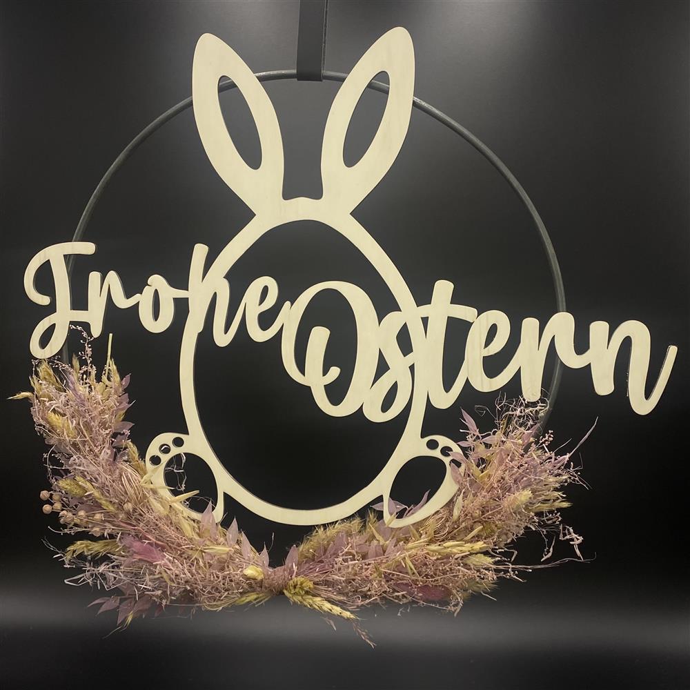 Flower Hoop rosa, Ostern