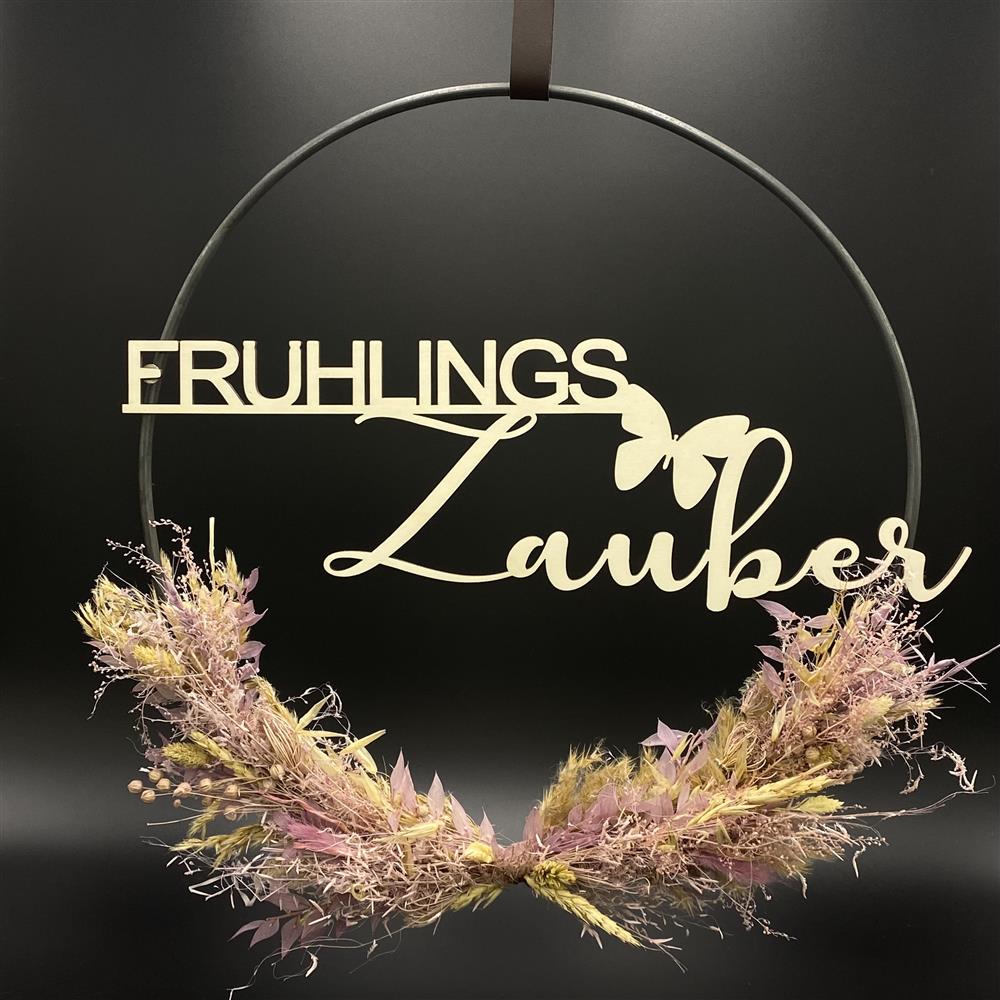 Flower Hoop rosa, Ostern