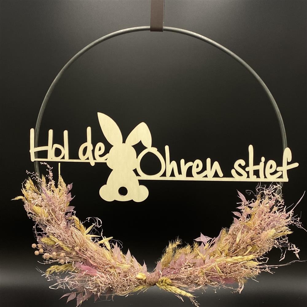 Flower Hoop rosa, Ostern