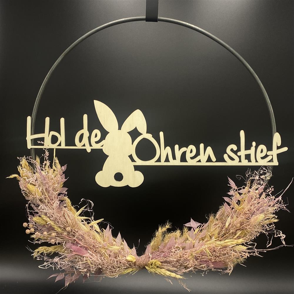 Flower Hoop rosa, Ostern