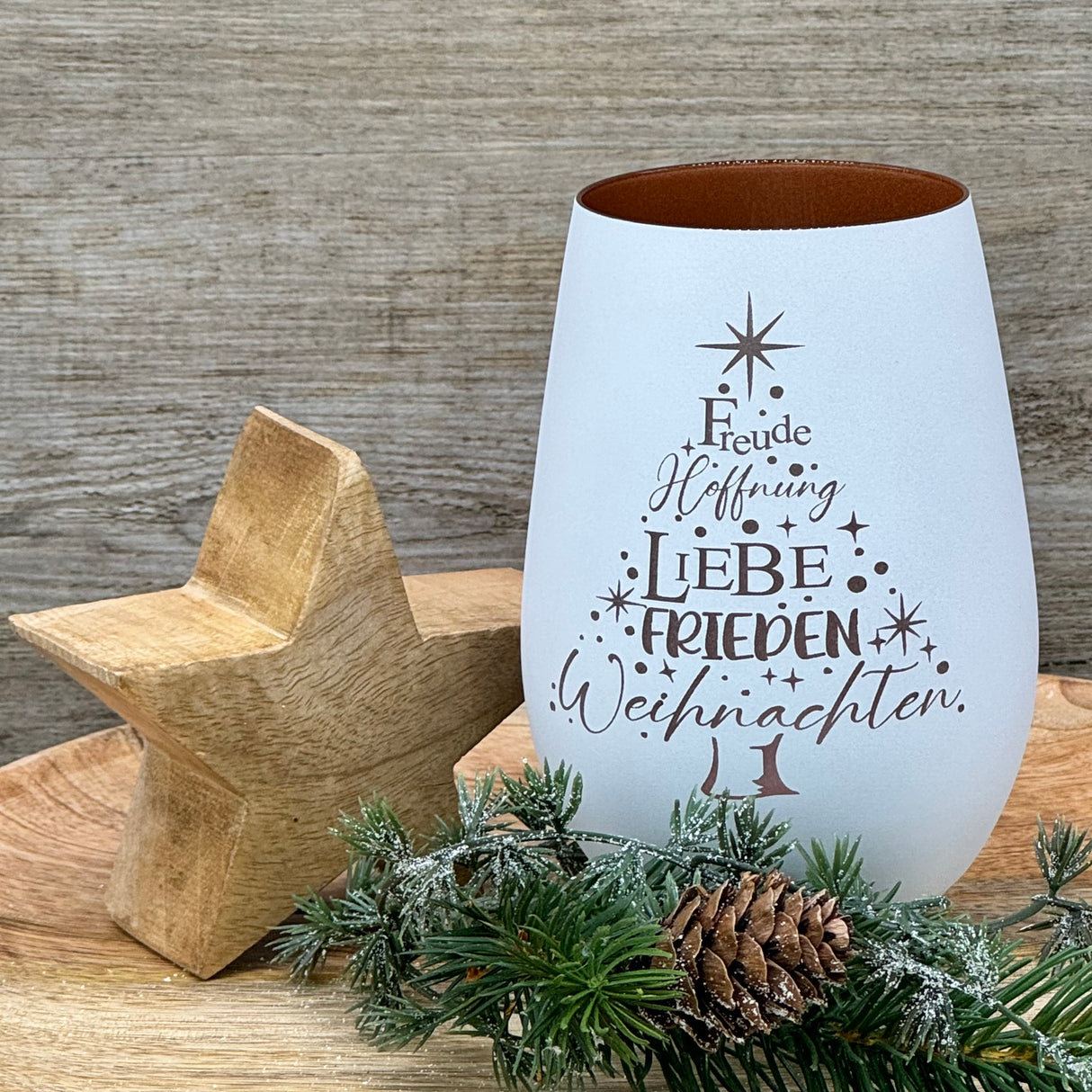 Deko Light - Freude, Hoffnung, Liebe, Frieden, Weihnachten