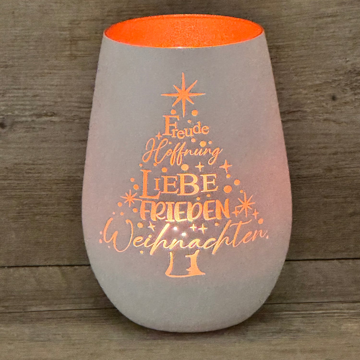 Deko Light - Freude, Hoffnung, Liebe, Frieden, Weihnachten
