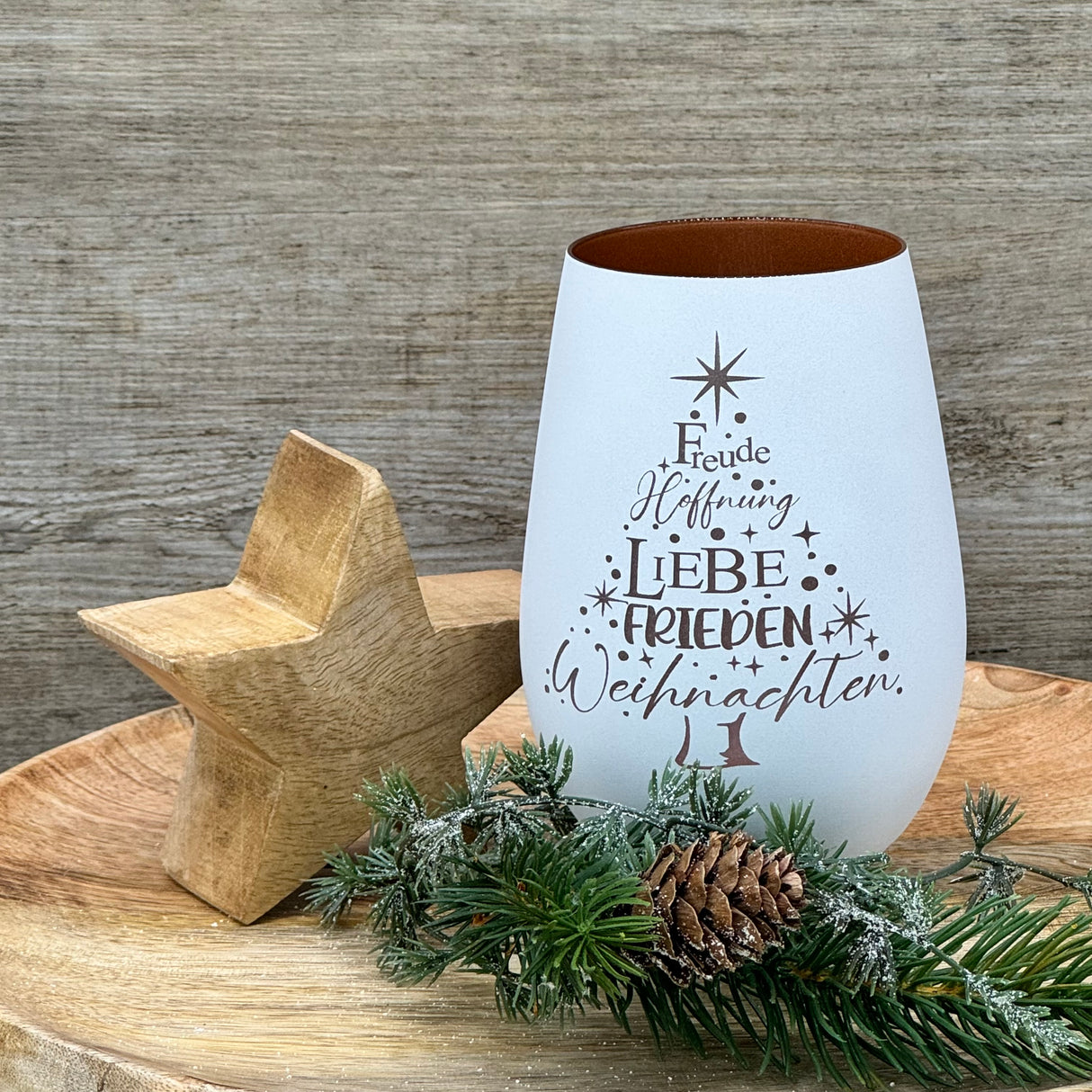 Deko Light - Freude, Hoffnung, Liebe, Frieden, Weihnachten