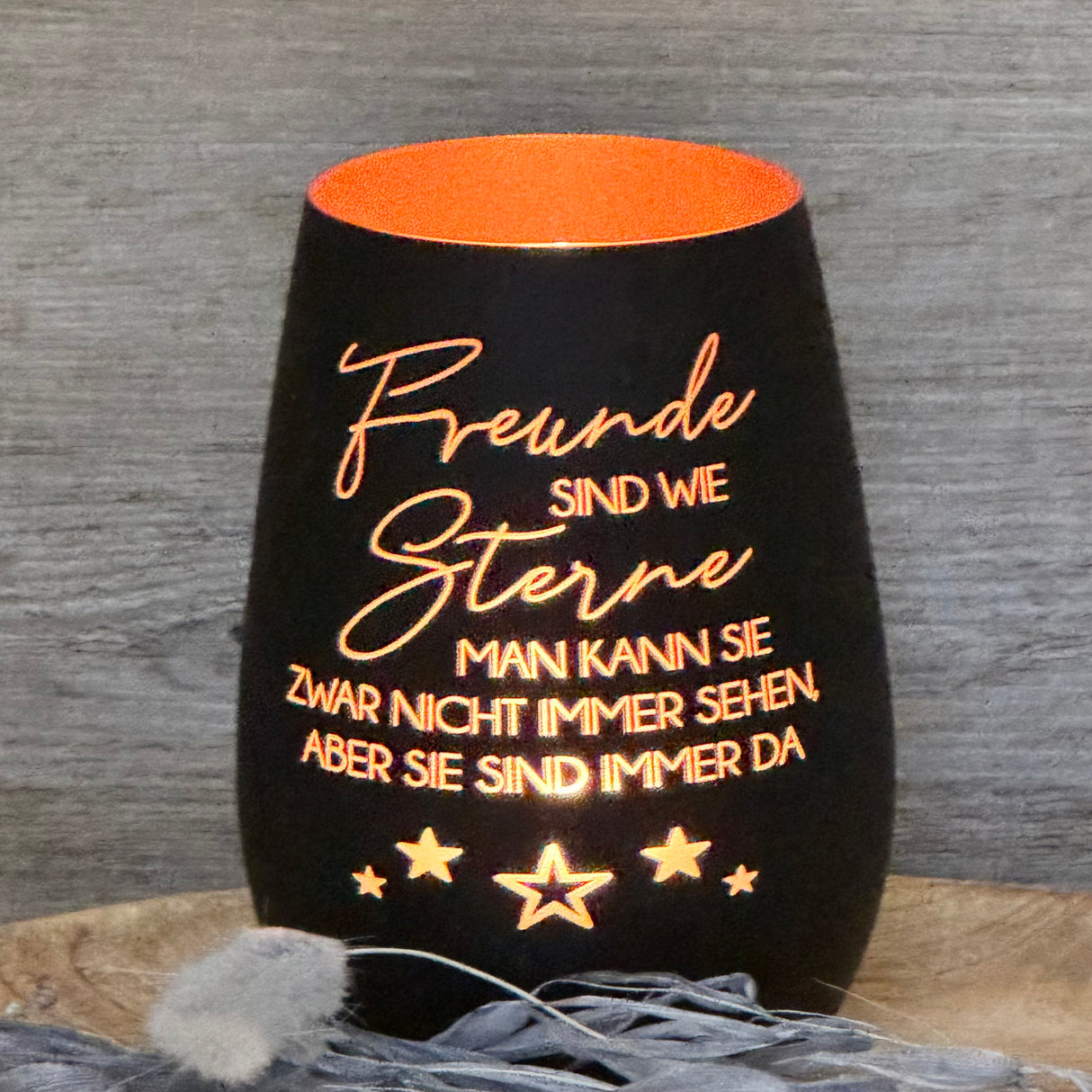 Deko Light - Freunde sind wie Sterne, personalisierbar
