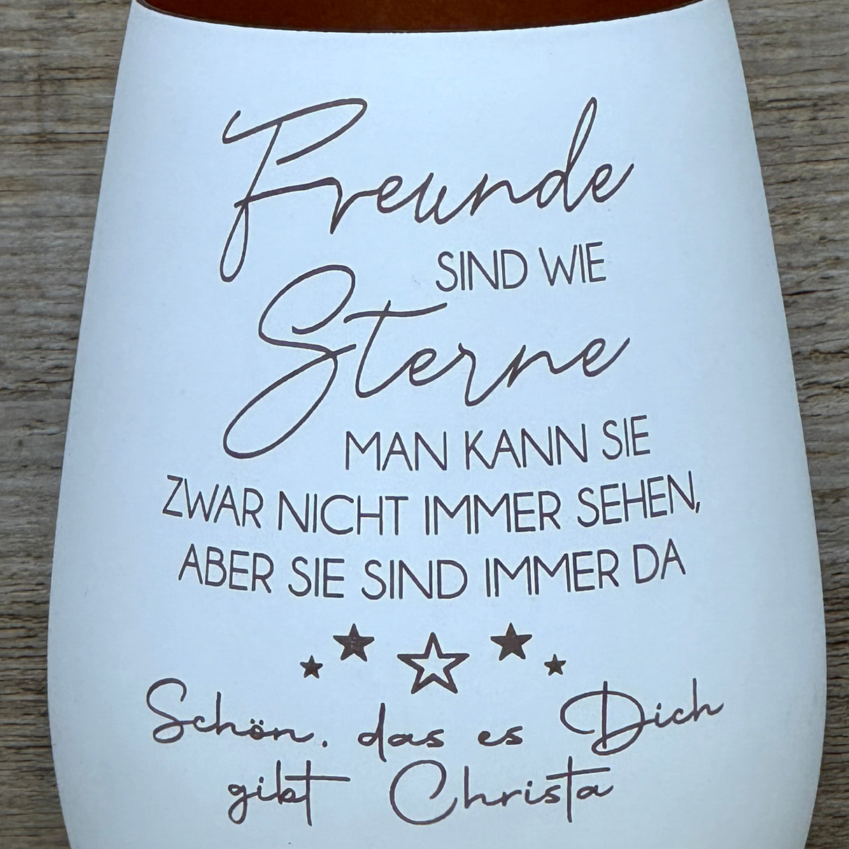 Deko Light - Freunde sind wie Sterne, personalisierbar