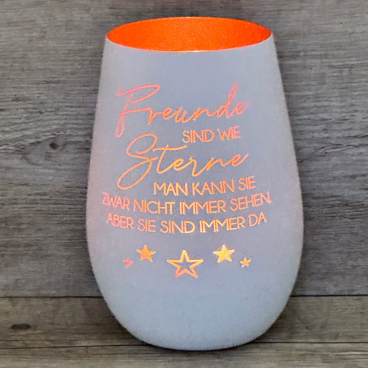 Deko Light - Freunde sind wie Sterne, personalisierbar