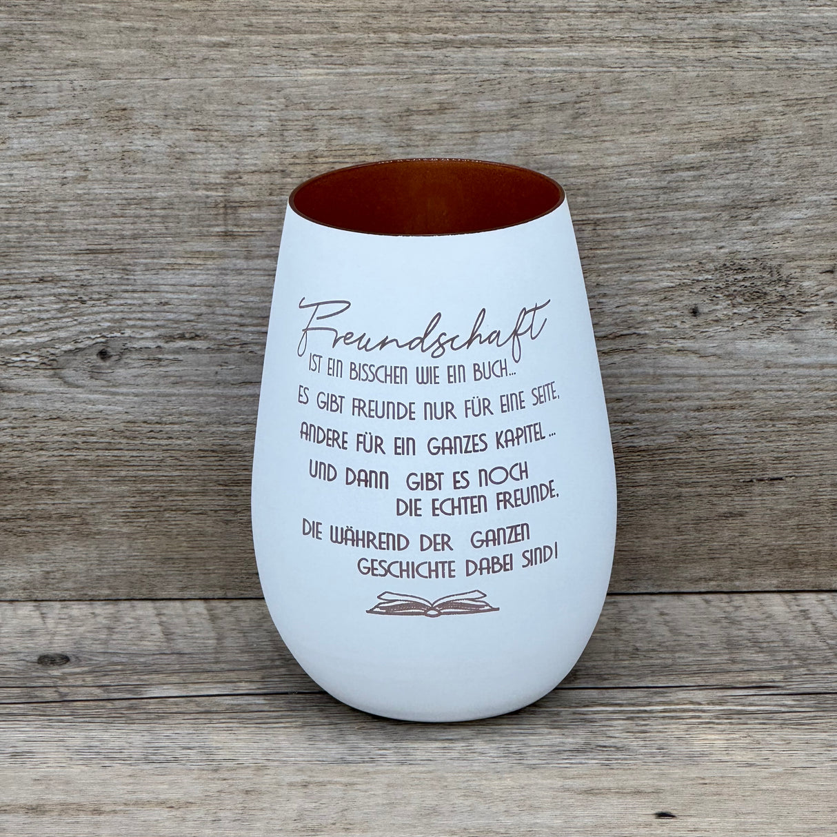 Deko Light - Freundschaft ist wie ein Buch, personalisierbar