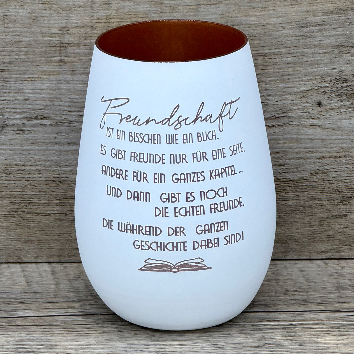 Deko Light - Freundschaft ist wie ein Buch, personalisierbar