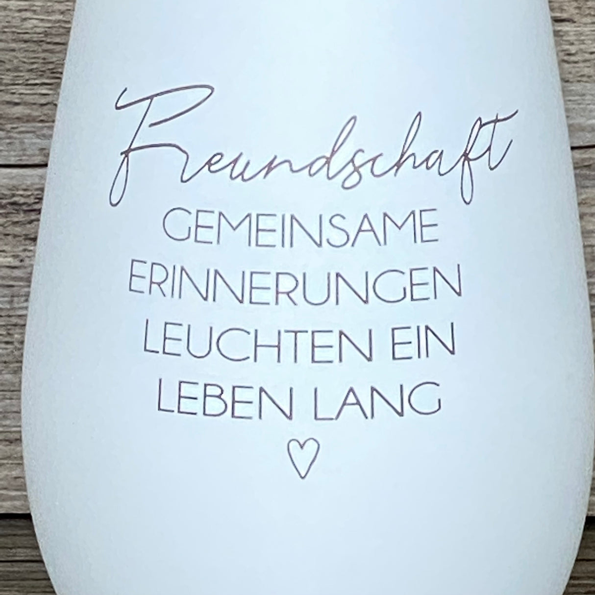 Deko Light - Freundschaft Gemeinsame Erinnerungen leuchten ein Leben lang
