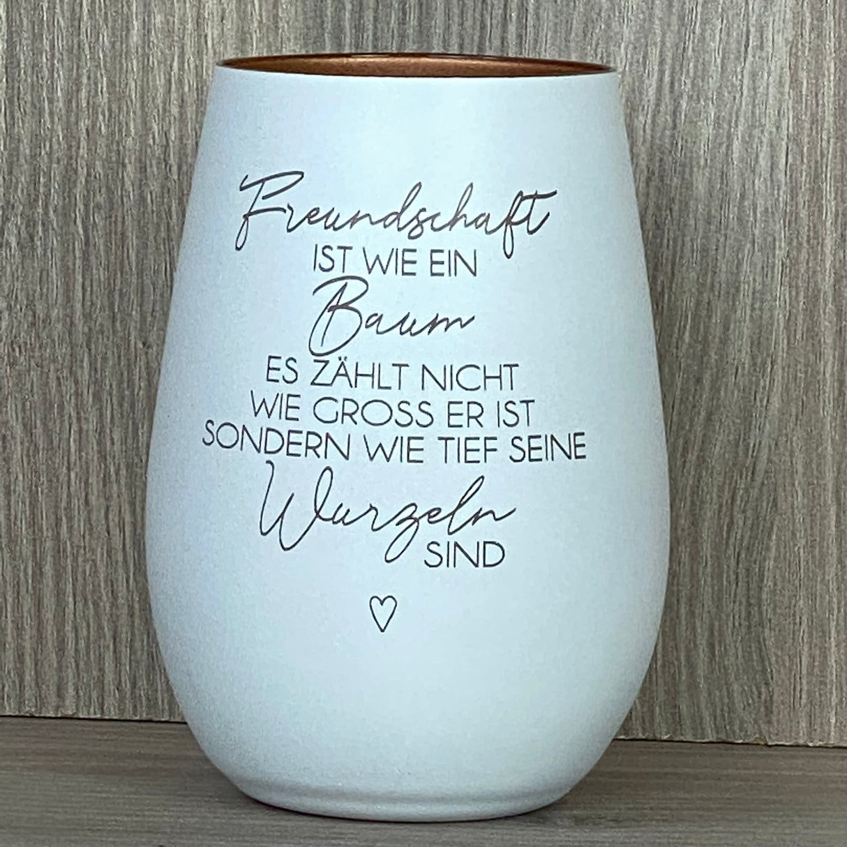Deko Light - Freundschaft ist wie ein Baum, Geschenk für Freunde, personalisierbares Windlicht
