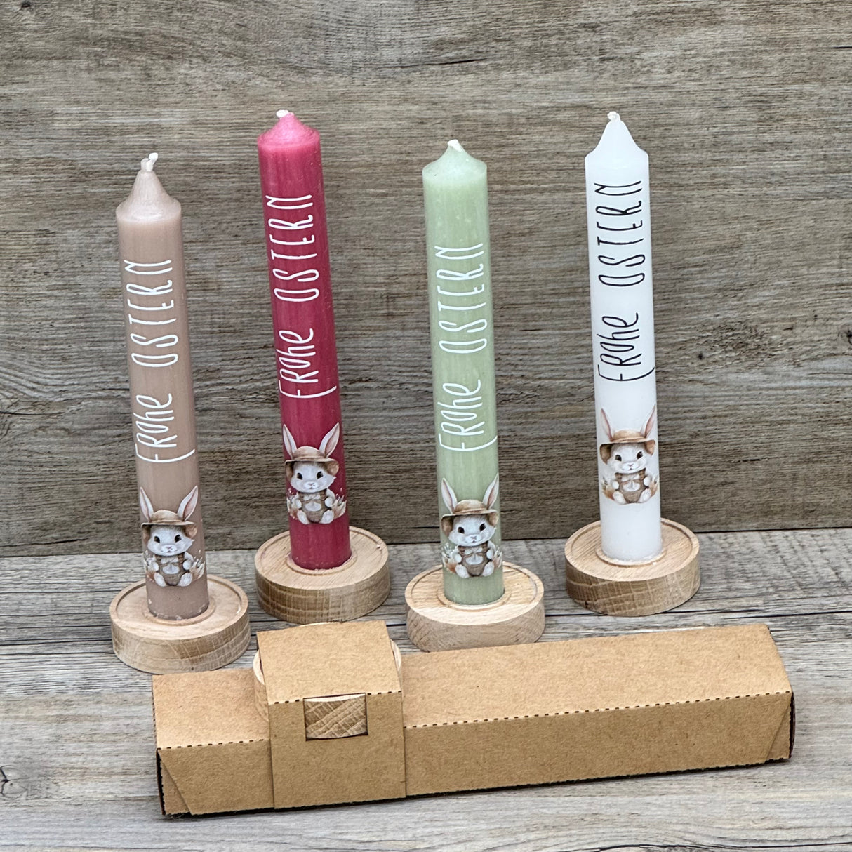 Stabkerze, Frohe Ostern, Osterhase