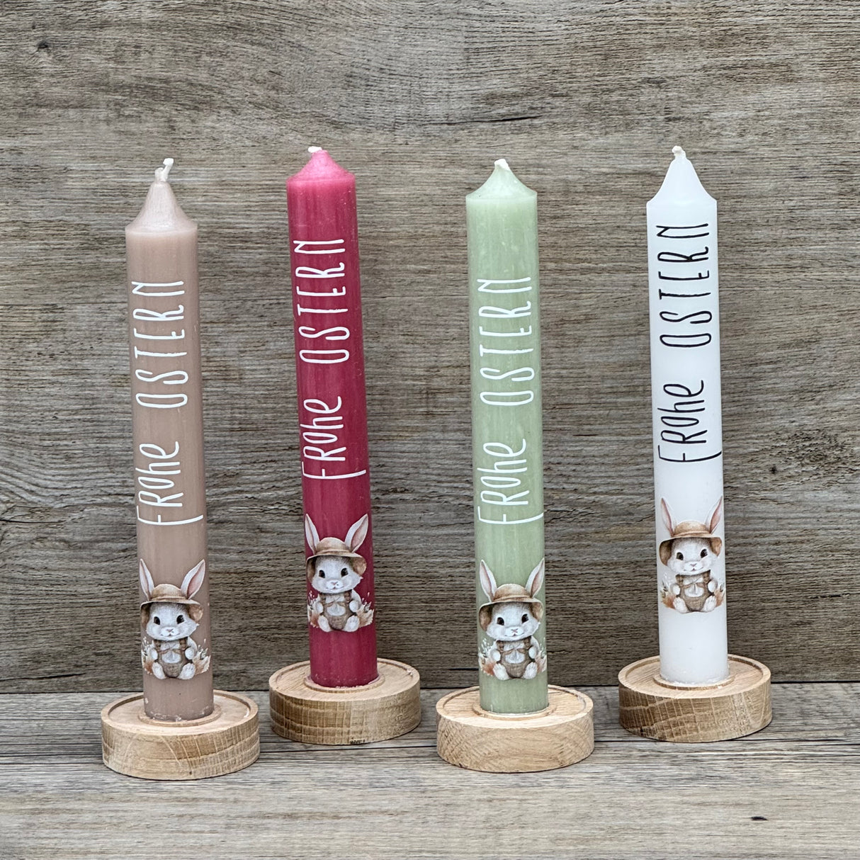 Stabkerze, Frohe Ostern, Osterhase