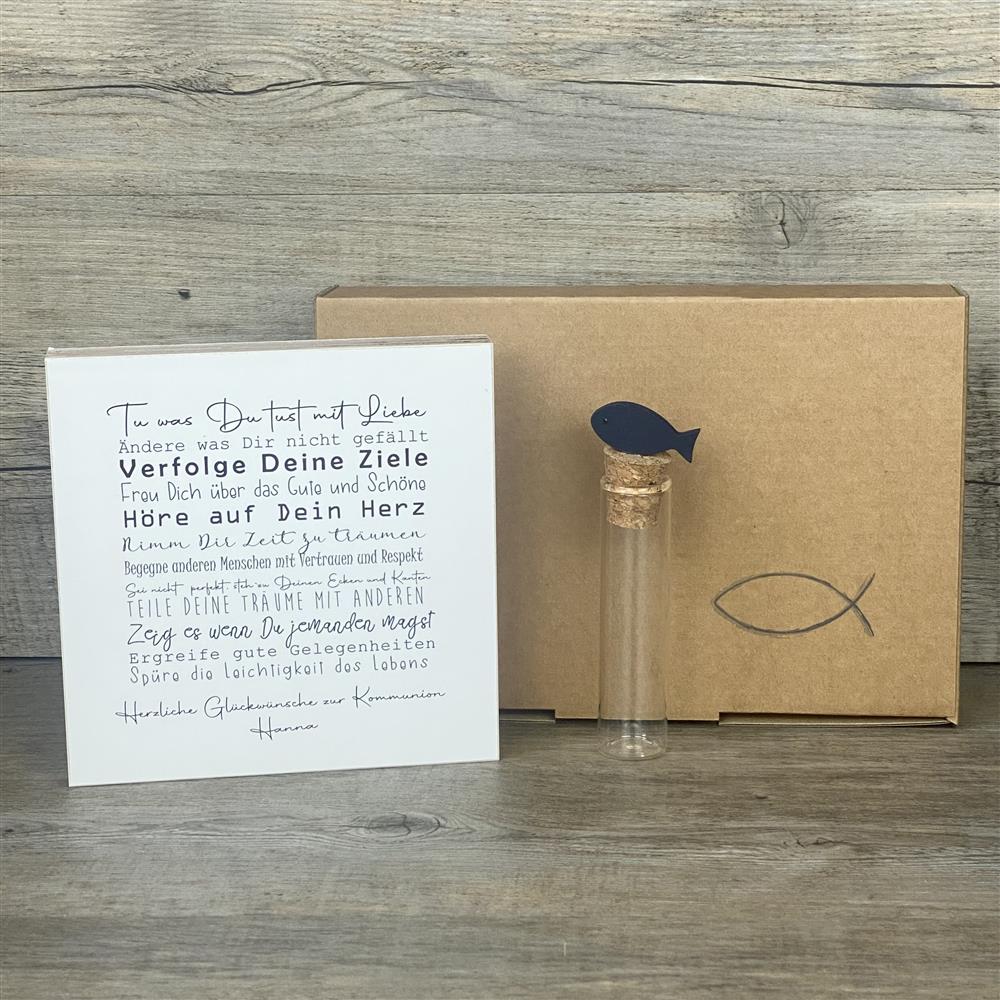 Geschenkset Kommunion, personalisiert