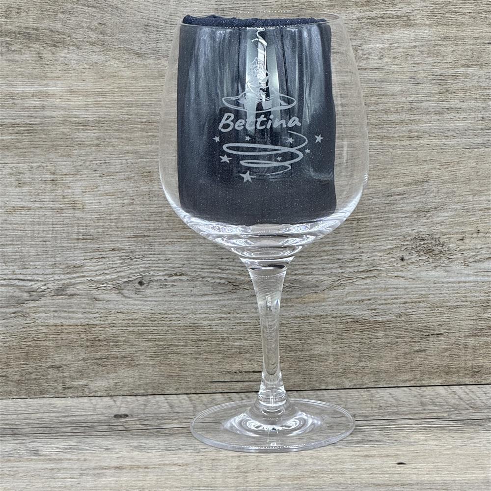 Geschenkset 'Zaubertrank', Cocktailglas mit Untersetzer