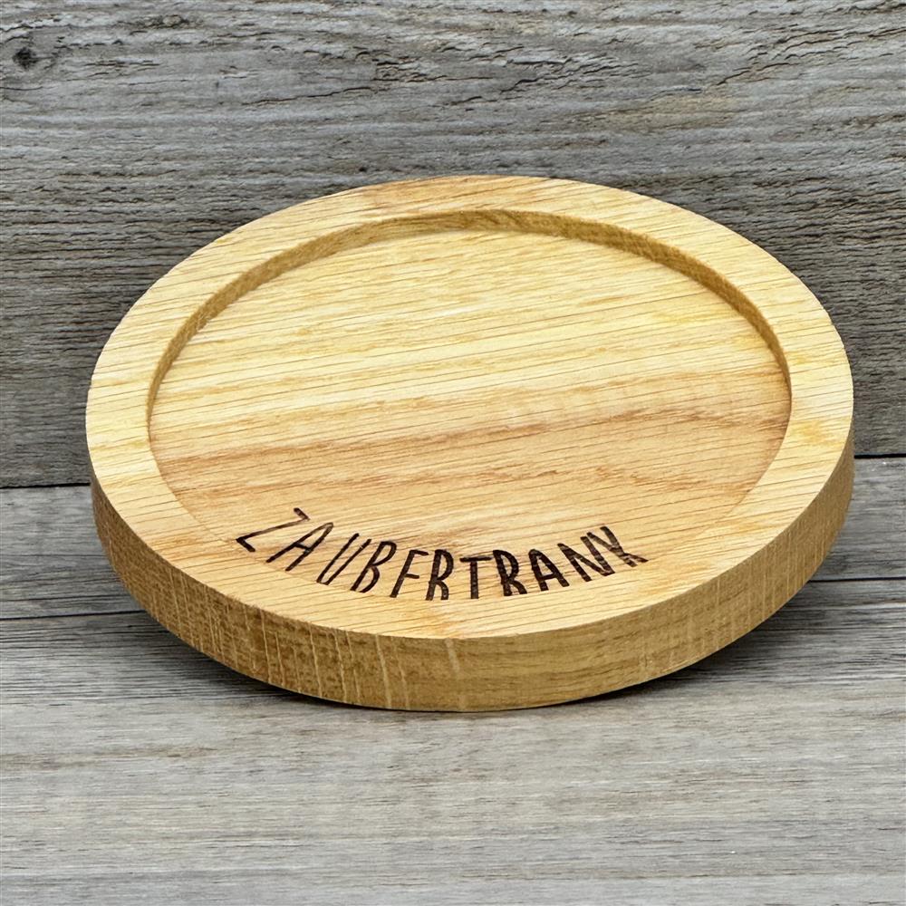 Geschenkset 'Zaubertrank', Cocktailglas mit Untersetzer